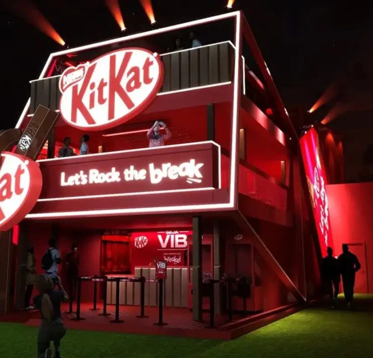 KitKat® prepara estande de três andares e experiências inéditas para o Rock in Rio 2026